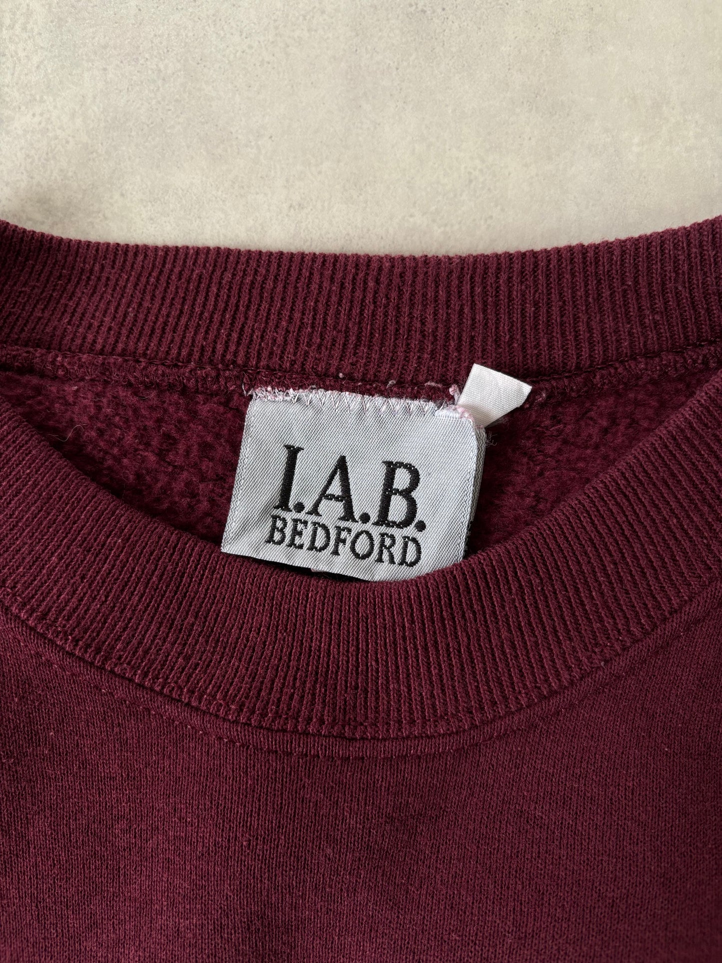 Made in USA / カレッジロゴ刺繍トレーナー