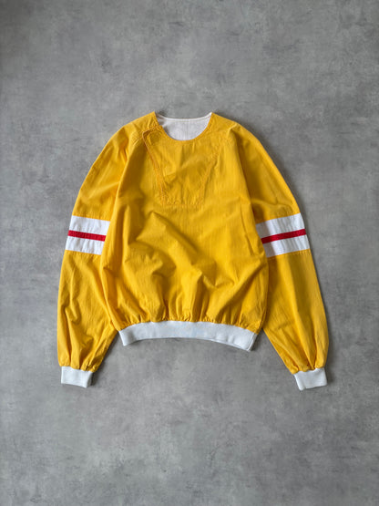 〈Deadstock〉90s LONDON FOG コットンプルオーバー Made in Canada（イエロー）