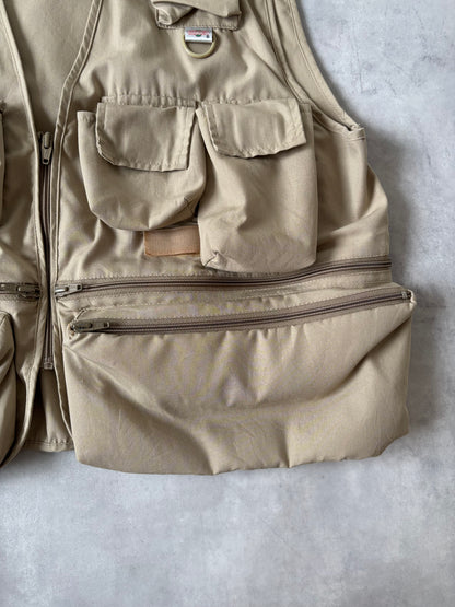 90s BAZOOBY フォトグラファーベスト（ベージュ）