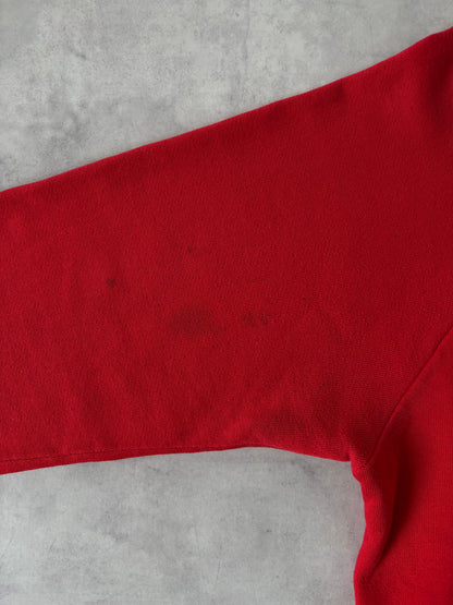 90s Hanes ラグランスリーブスウェット（レッド）