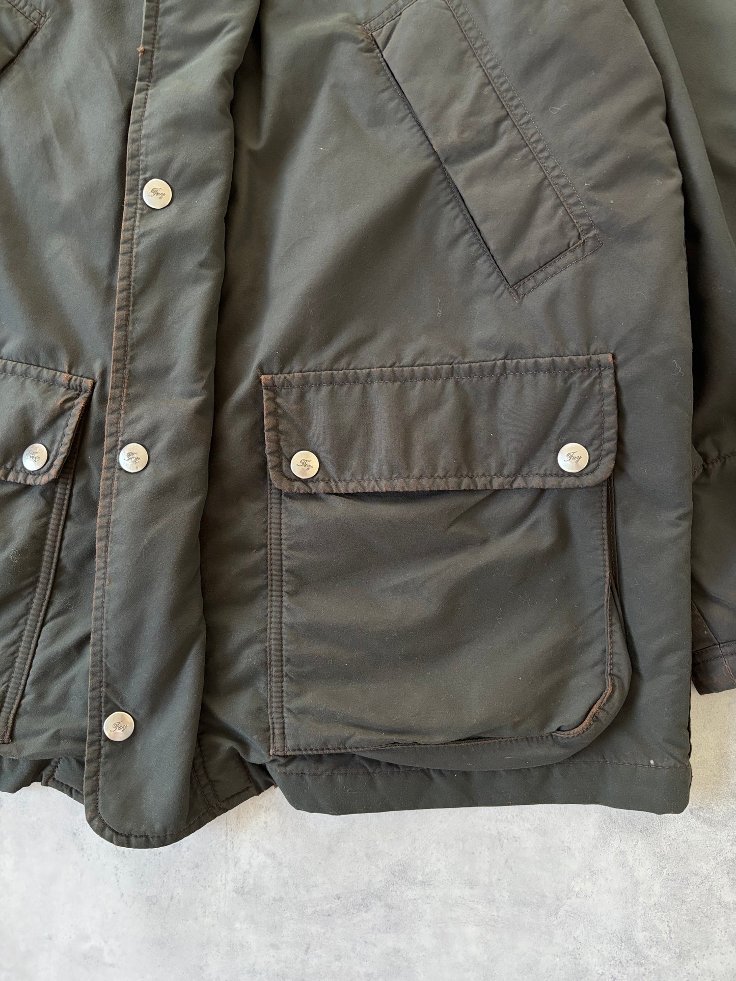 made in italy / Fay（フェイ）ファイヤーマンジャケット / カーキ